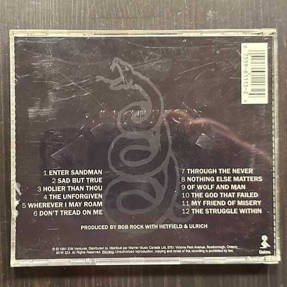 Metallica – Metallica (The Black Album, 1991) - Picture 3 of 3